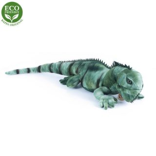 Obrázek z Leguán plyšopvý zelený,70cm 
